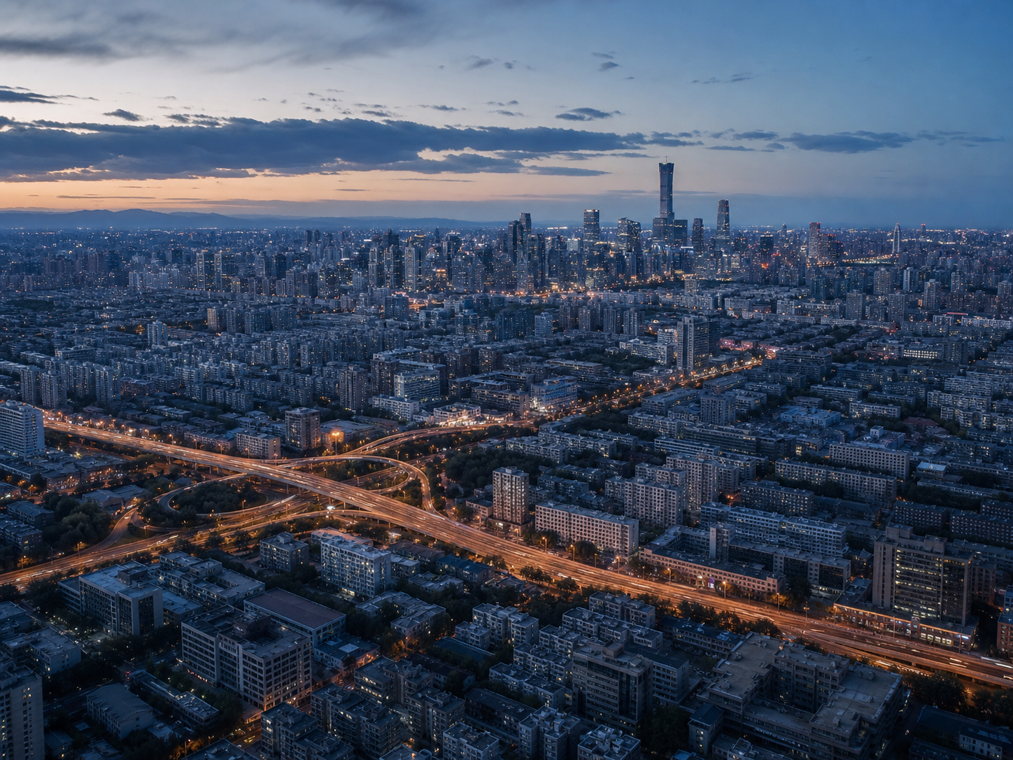 北京城市航拍景观